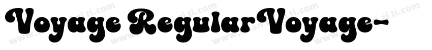 Voyage RegularVoyage字体转换